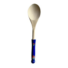 Load image into Gallery viewer, Blue Wooden Serving Spoon
