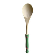 Load image into Gallery viewer, Sage Green Wooden Serving Spoon
