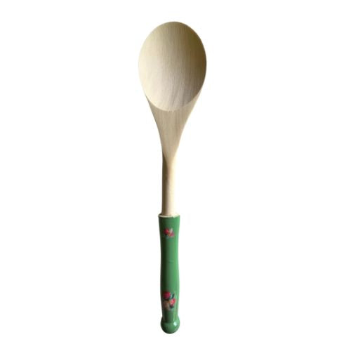 Sage Green Wooden Serving Spoon
