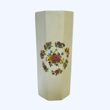 Load image into Gallery viewer, Rose Design Octagonal Bud Vase

