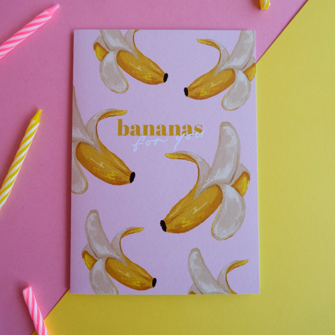 Bananas for You Card