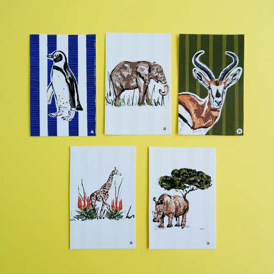 African Animals Gift Tags