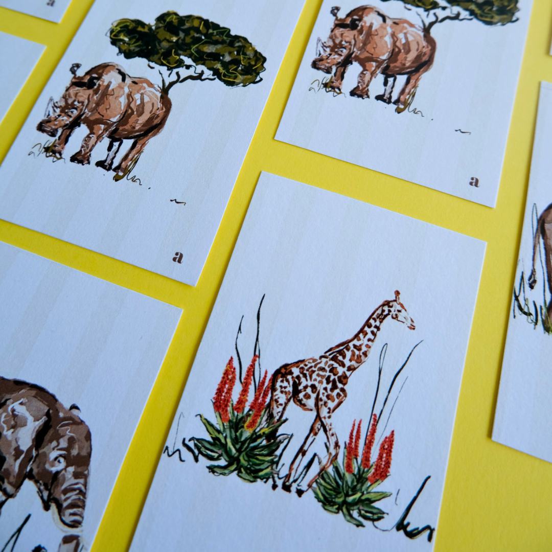 African Animals Gift Tags