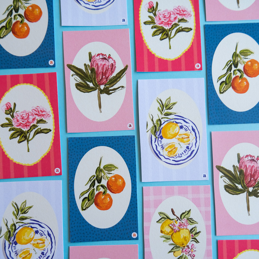 Floral and Fruit Gift Tags