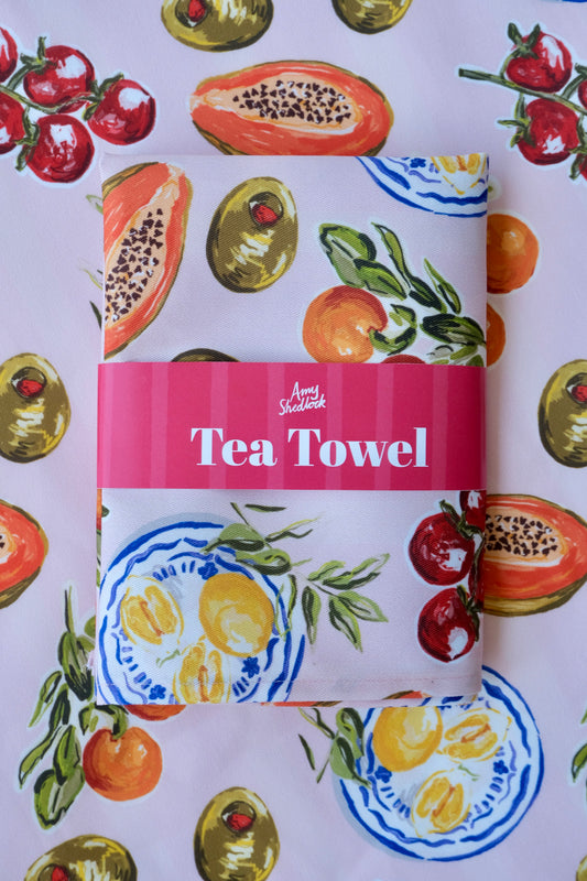 Classic Fruit Tea Towel