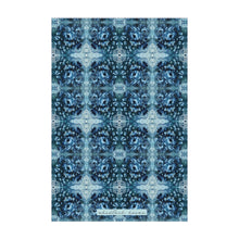 Load image into Gallery viewer, Blue Rose Tea Towel

